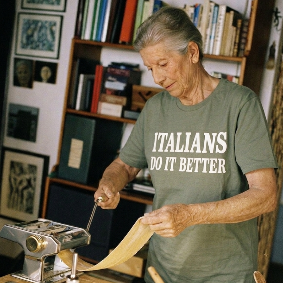 Destination Italy "Italians Do It Better" Tee – Olive Green