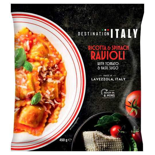 Spinach & Ricotta Ravioli