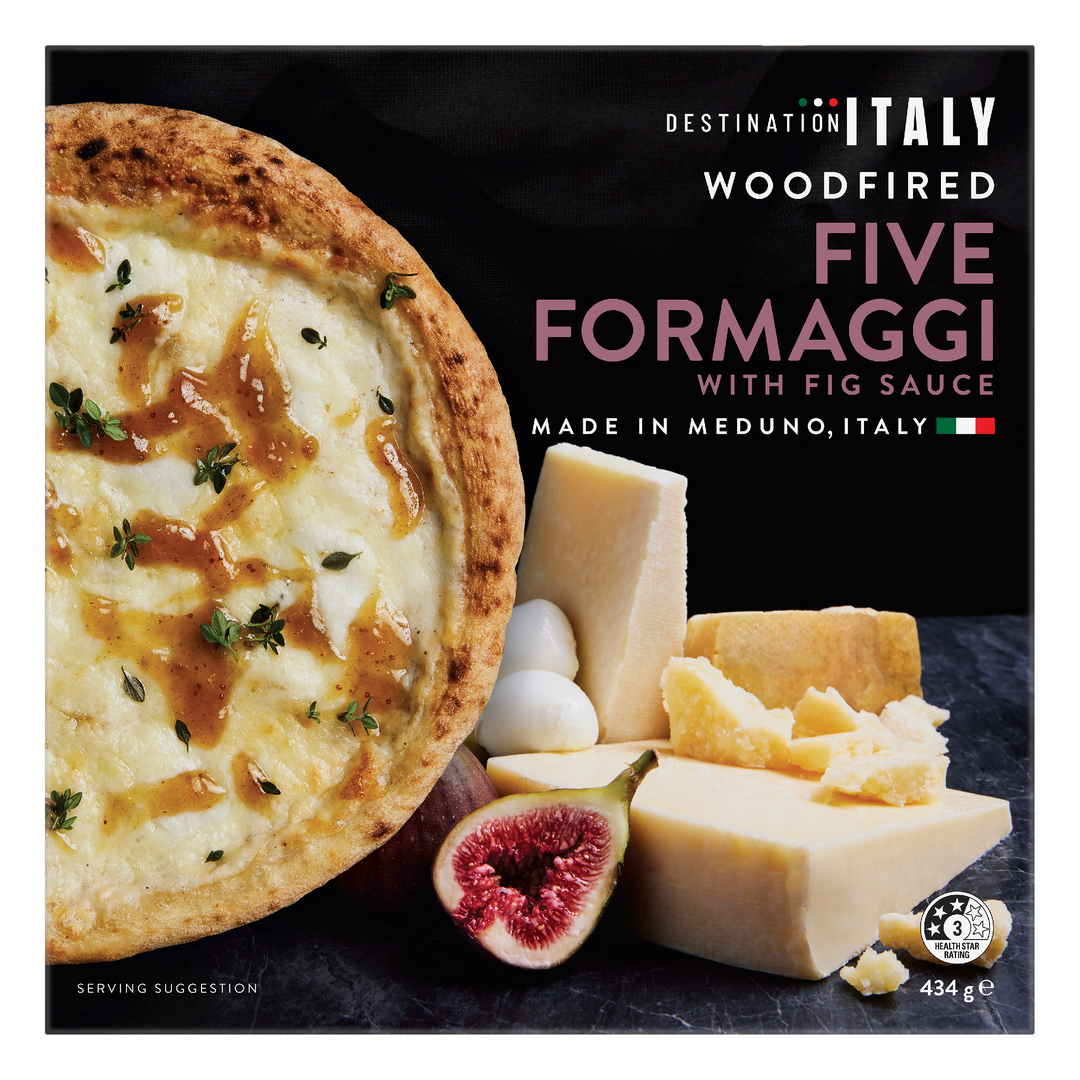 Woodfired Five Formaggi - with Fig Sauce