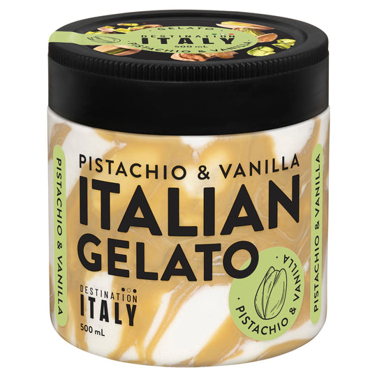 Pistachio & Vanilla Gelato