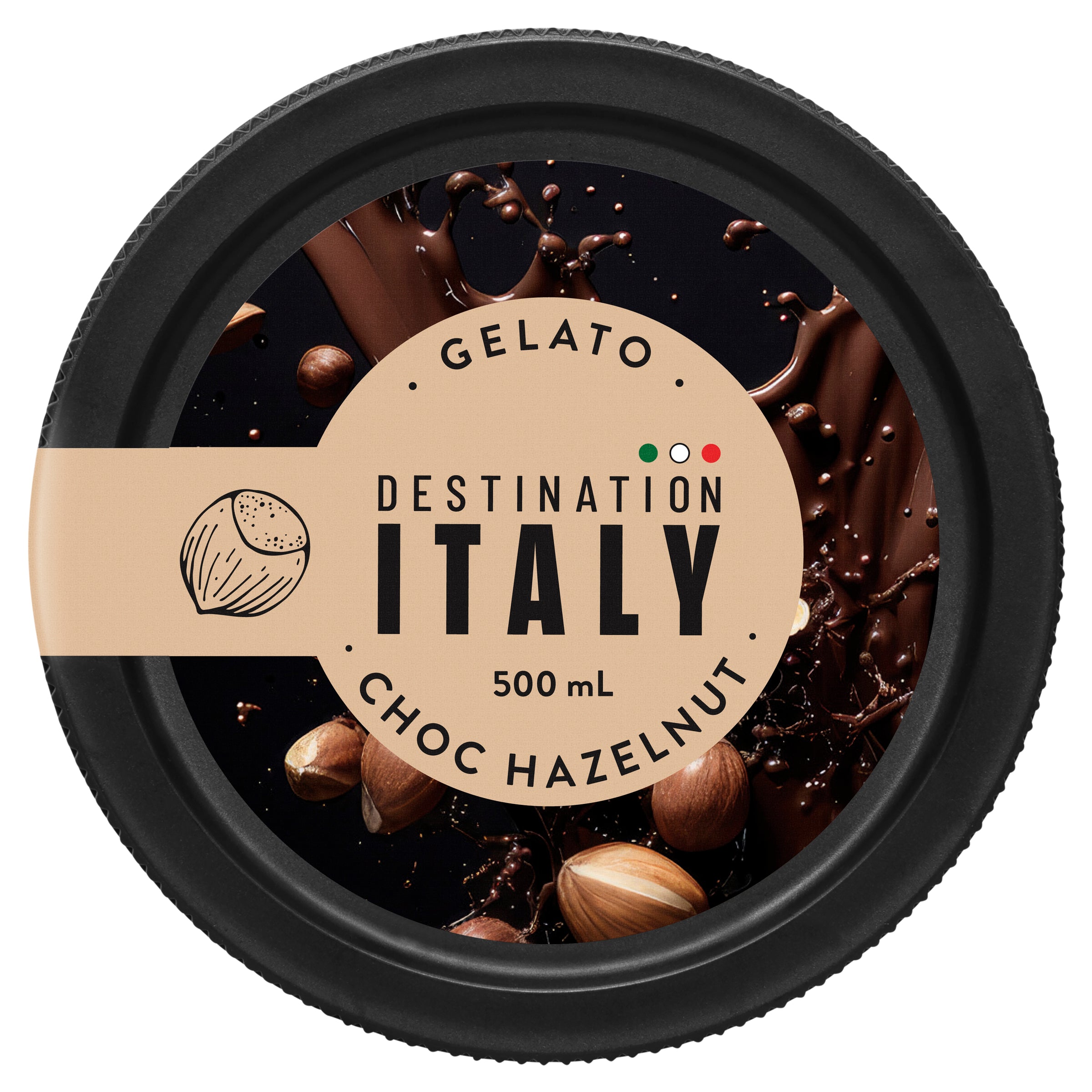 Chocolate Hazelnut Gelato – Destination Italy