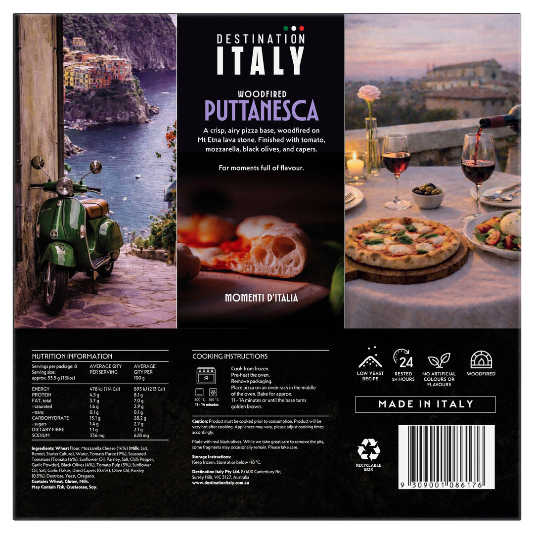 Woodfired Puttanesca Pizza