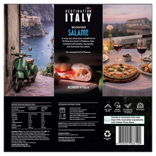 Woodfired Salame Pizza