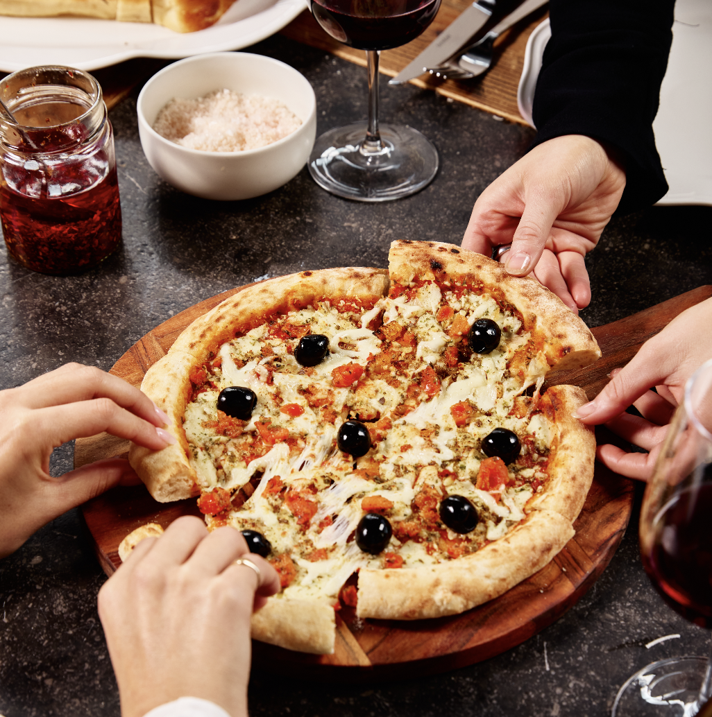 Woodfired Puttanesca Pizza
