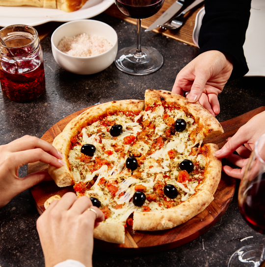 Woodfired Puttanesca Pizza