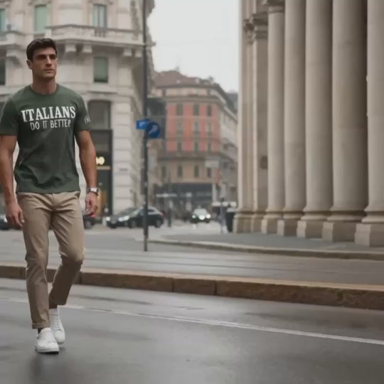 Destination Italy "Italians Do It Better" Tee – Olive Green